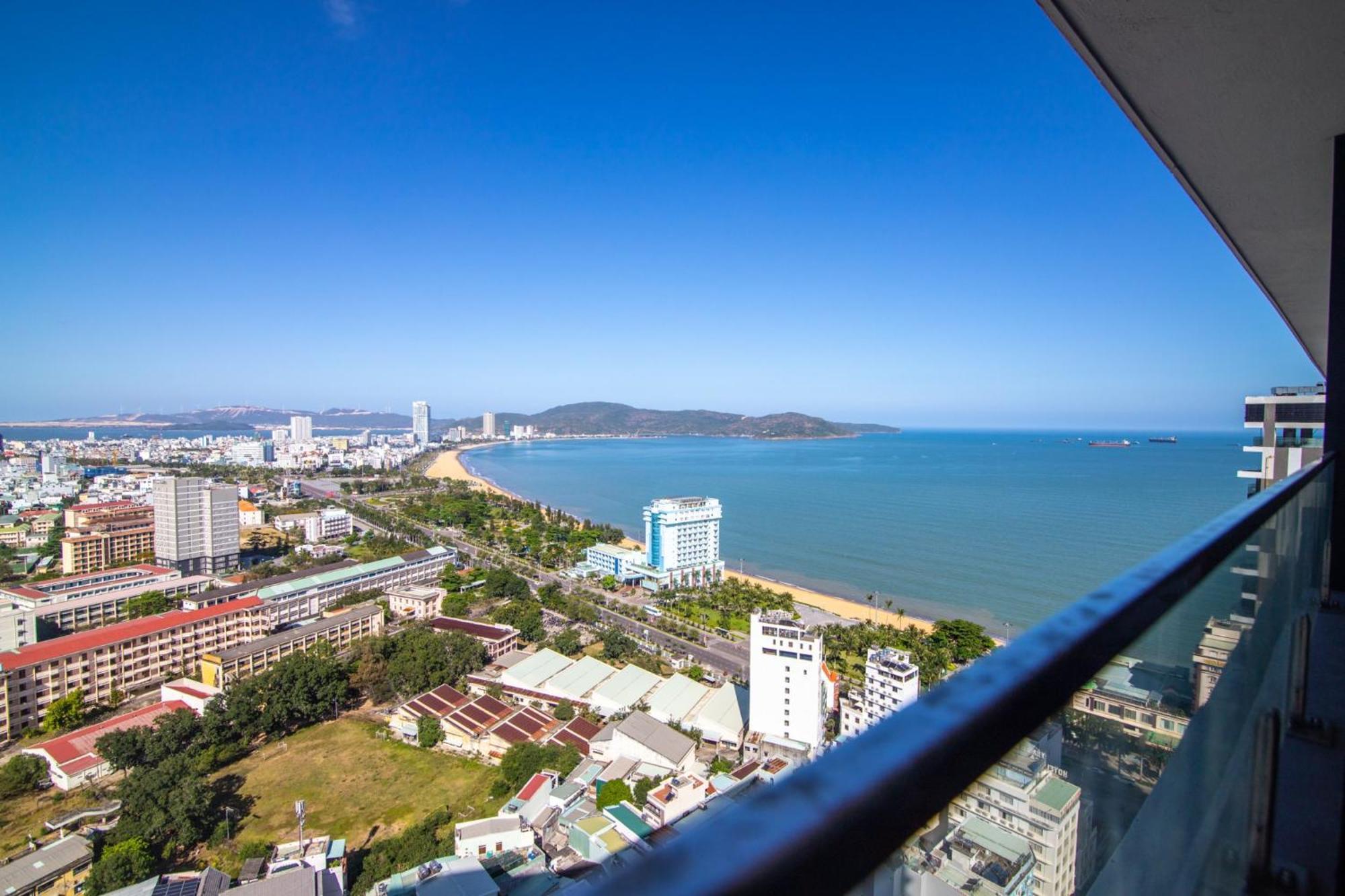 شقة Flc Sea Tower Aparment Hung Dong Giap Bien, Ho Boi كوي نون الغرفة الصورة